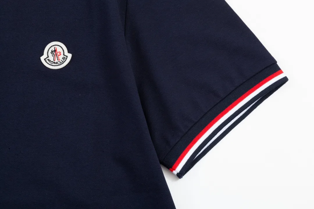 MONCLER Classic Lo GO ， Retro Same Style Polo Versatile : Size：M-2XL